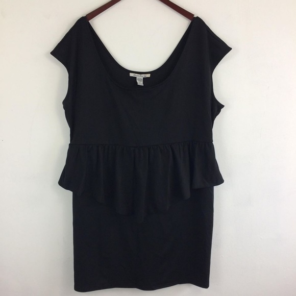 American Rag Black Peplum Dress - 3X - Picture 3 of 5